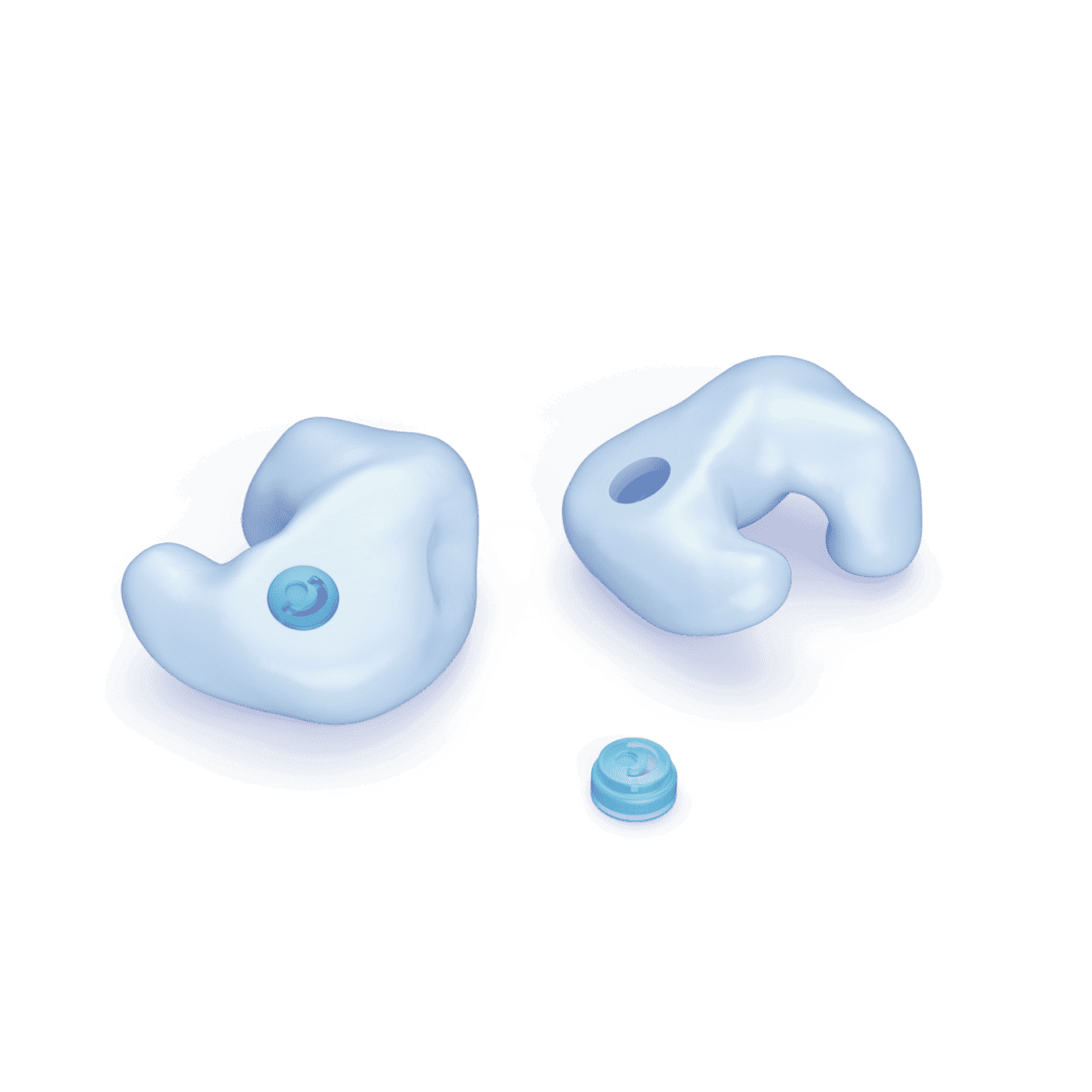 Serenity Choice blue ear plugs for swimming